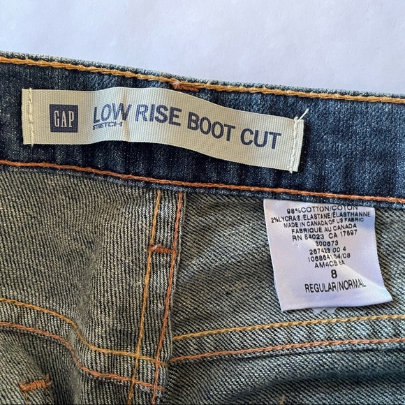 GAP Low Rise Bootcut Size 8 - Picture 8 of 8